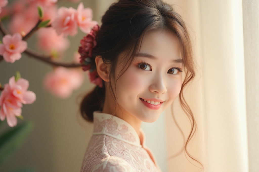 樱花旗袍：遇见东方美少女的甜美魅力-哆库网