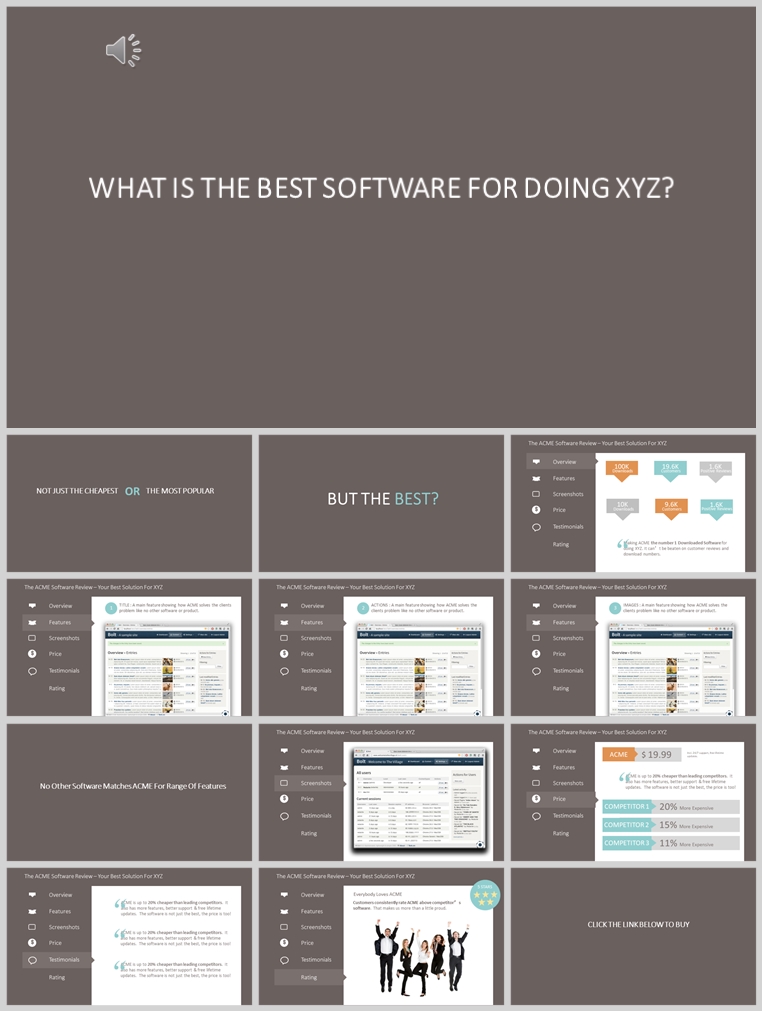 10套扁平化创意PPT模板(二十四)