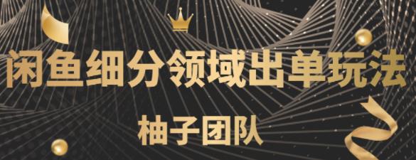 闲鱼细分领域暴力出单玩法,低成本轻松做到单号月入5000+
