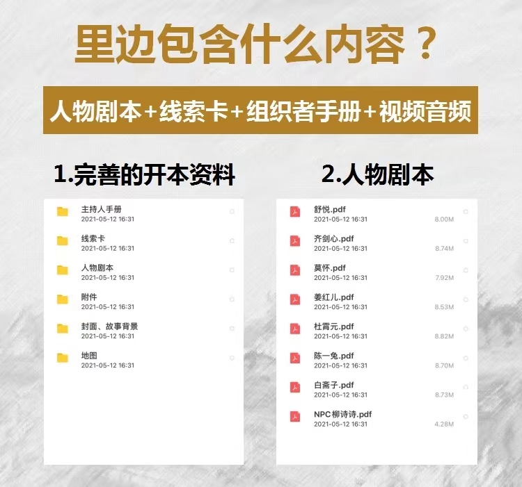 5000+本精彩的剧本杀资源大合集,绝对玩过瘾!